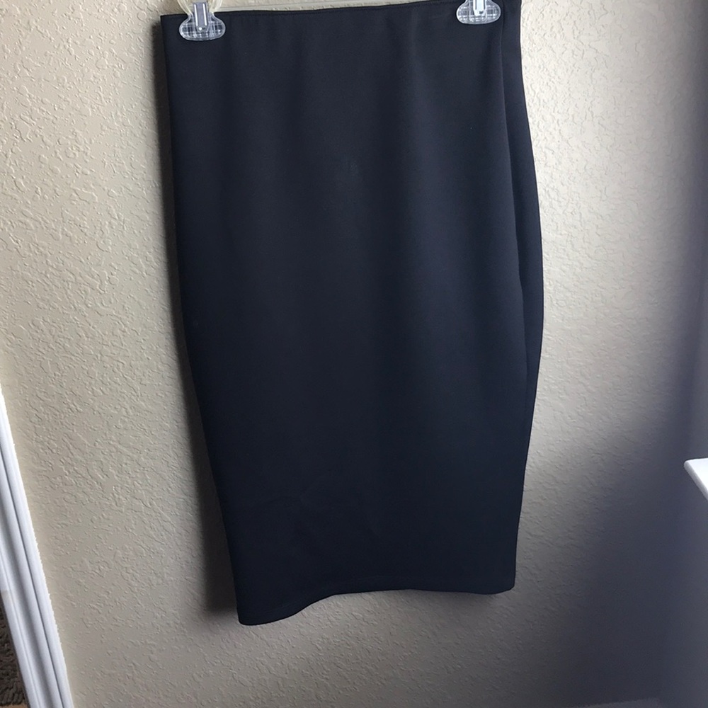 Black pencil skirt.